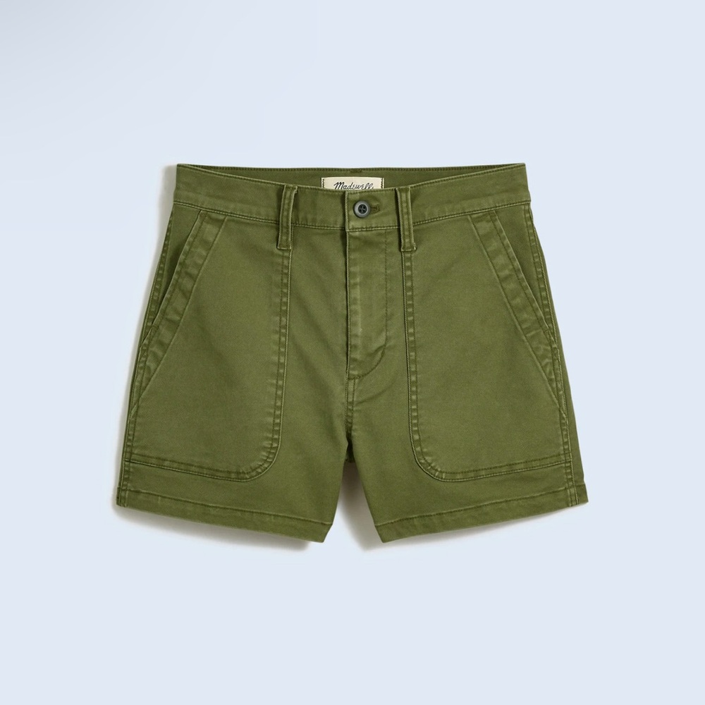 Madewell The Perfect Vintage Fatigue Short Desert Olive